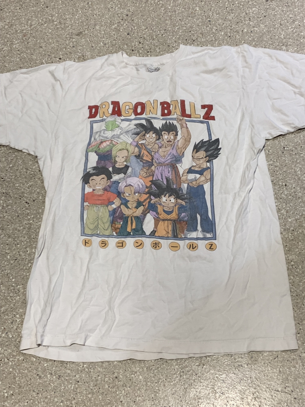 #671 Dragon Ball Z Crew Graphic Tee - White